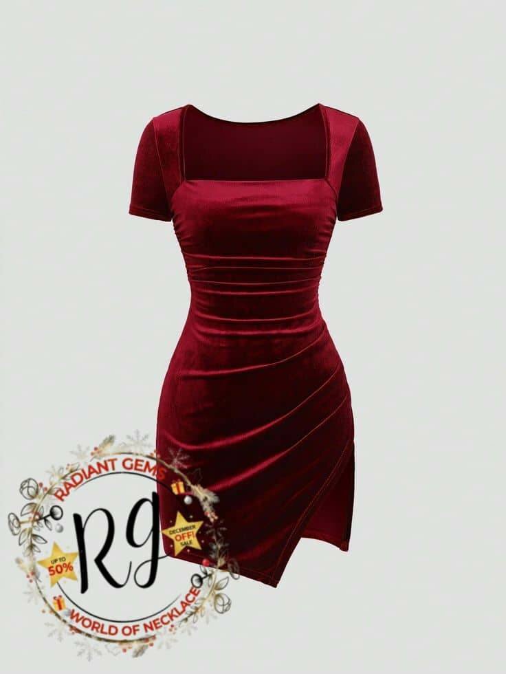 Robe en velours élégante