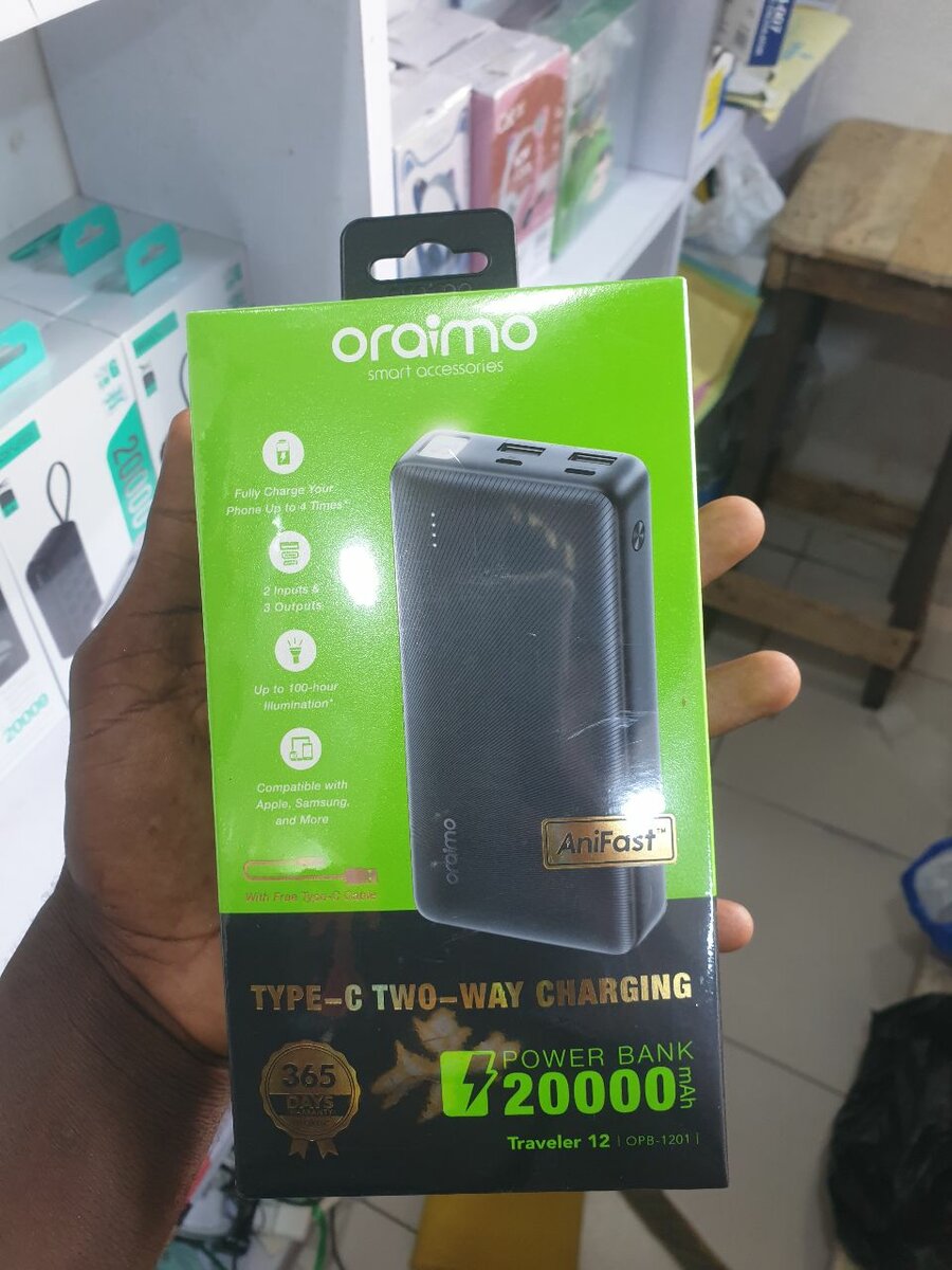 Batterie Externe 20000mAh Oraimo