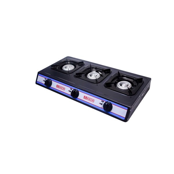 MIKACHI 3 Burner Table Top Gas Stove MIK-3041