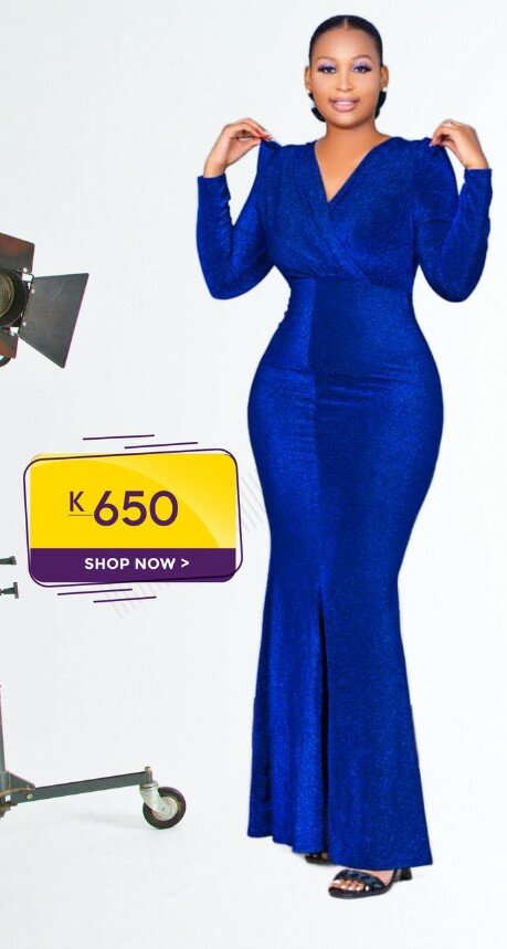 Stylish and high-quality women's dress blue