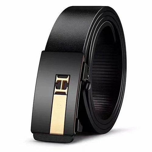 Fashion New Men's Fashion Business Belt Automatic Buckle - B