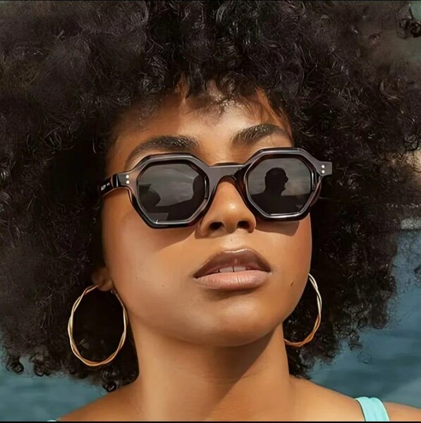 Lunettes de Soleil Octogonales