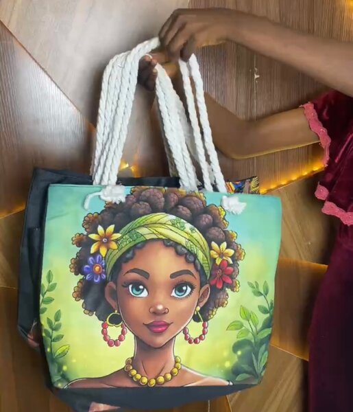 Vibrant Artistic Tote Bag