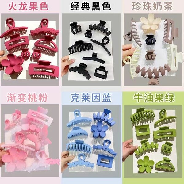 8pcs Ladies claw clip set