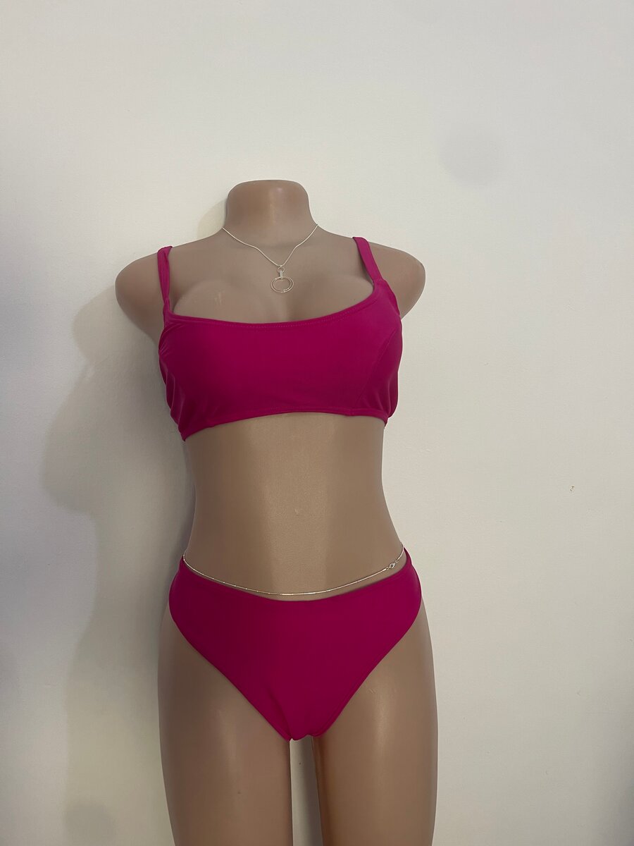 Vibrant Pink Bikini Set
