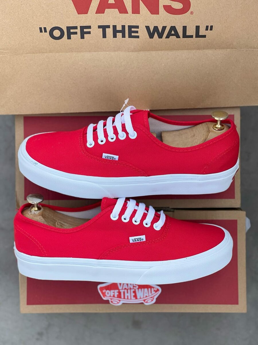 Vans Baskets Rouges Unisexes