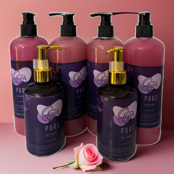 Gel douche PURE, Teint NOIR