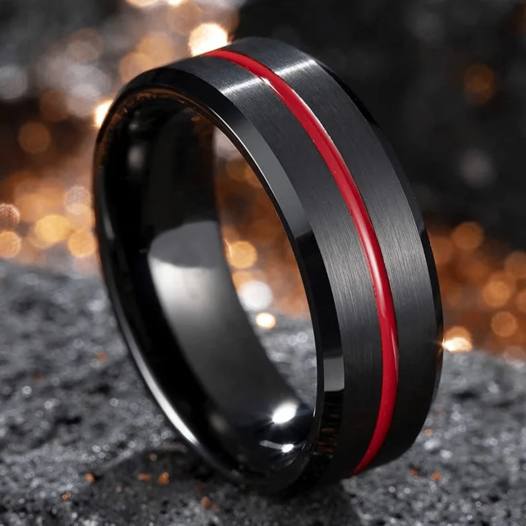 Bague Homme Tungstène Noir