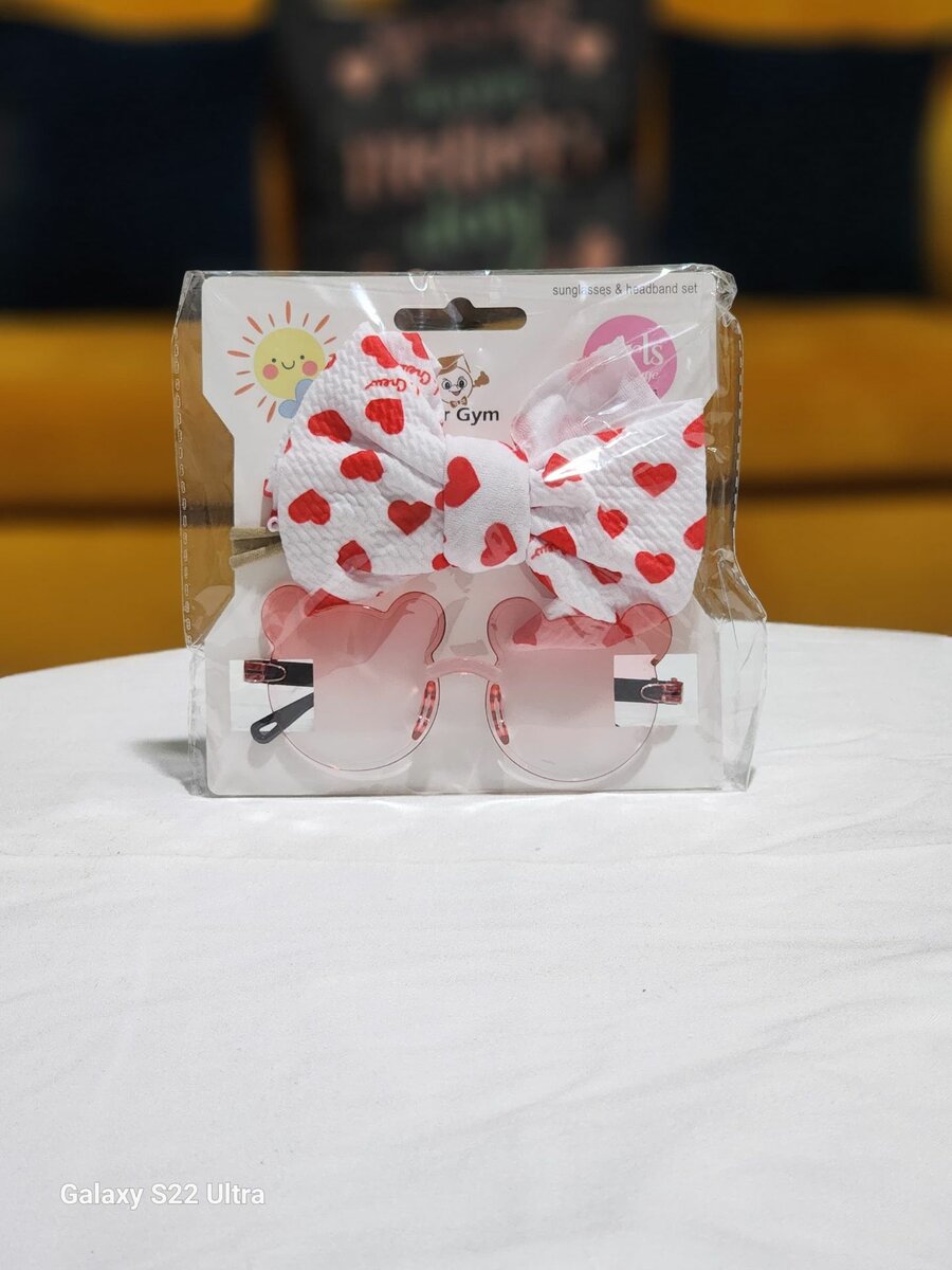 Ensemble barrette lunette pour fille