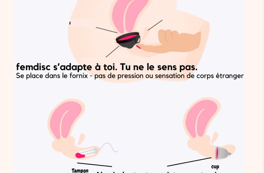 Disque menstruel réutilisable