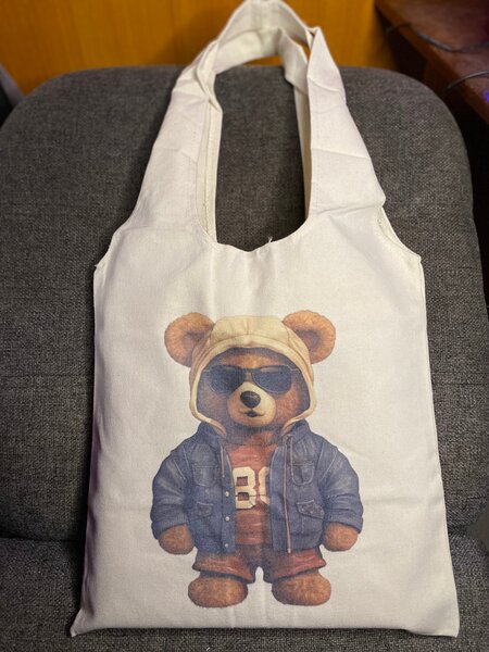 Sac en toile imprimé tendance