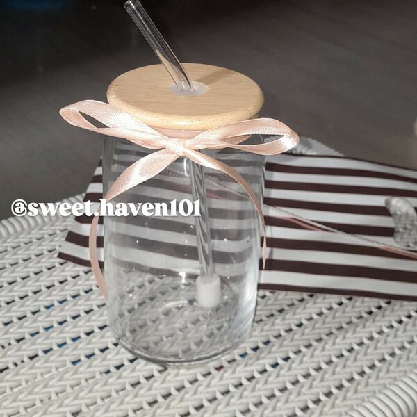 CURRENTLY SOLD OUT!!!Cute 480ml glass bottles.️️️️