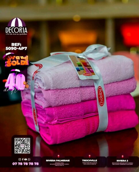 Serviettes Douces Multi-couleurs