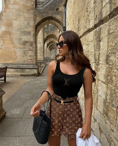 3pc set: vest, shorts and belt.  S, M & L.