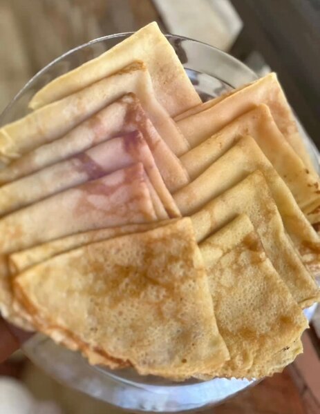 Délicieuses crêpes fraîches