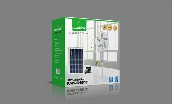 Ventilateur solaire 16" Leader