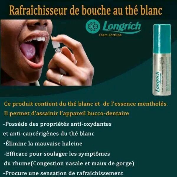 Spray Rafraîchissant Longrich