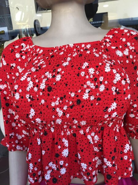 Tops available in sizes