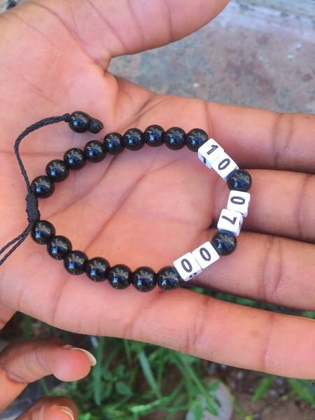 Stylish women's jewelry - bracelet with letter designation