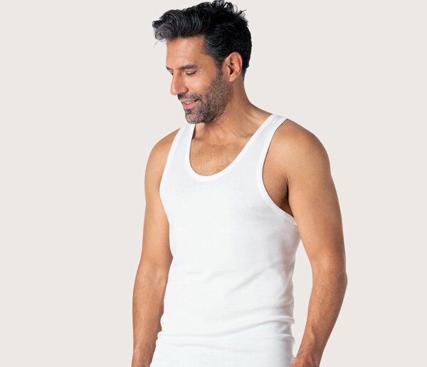 Débardeur Homme Blanc Confort
