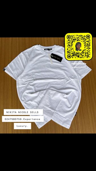 Zara plain heavy cotton T-shirt