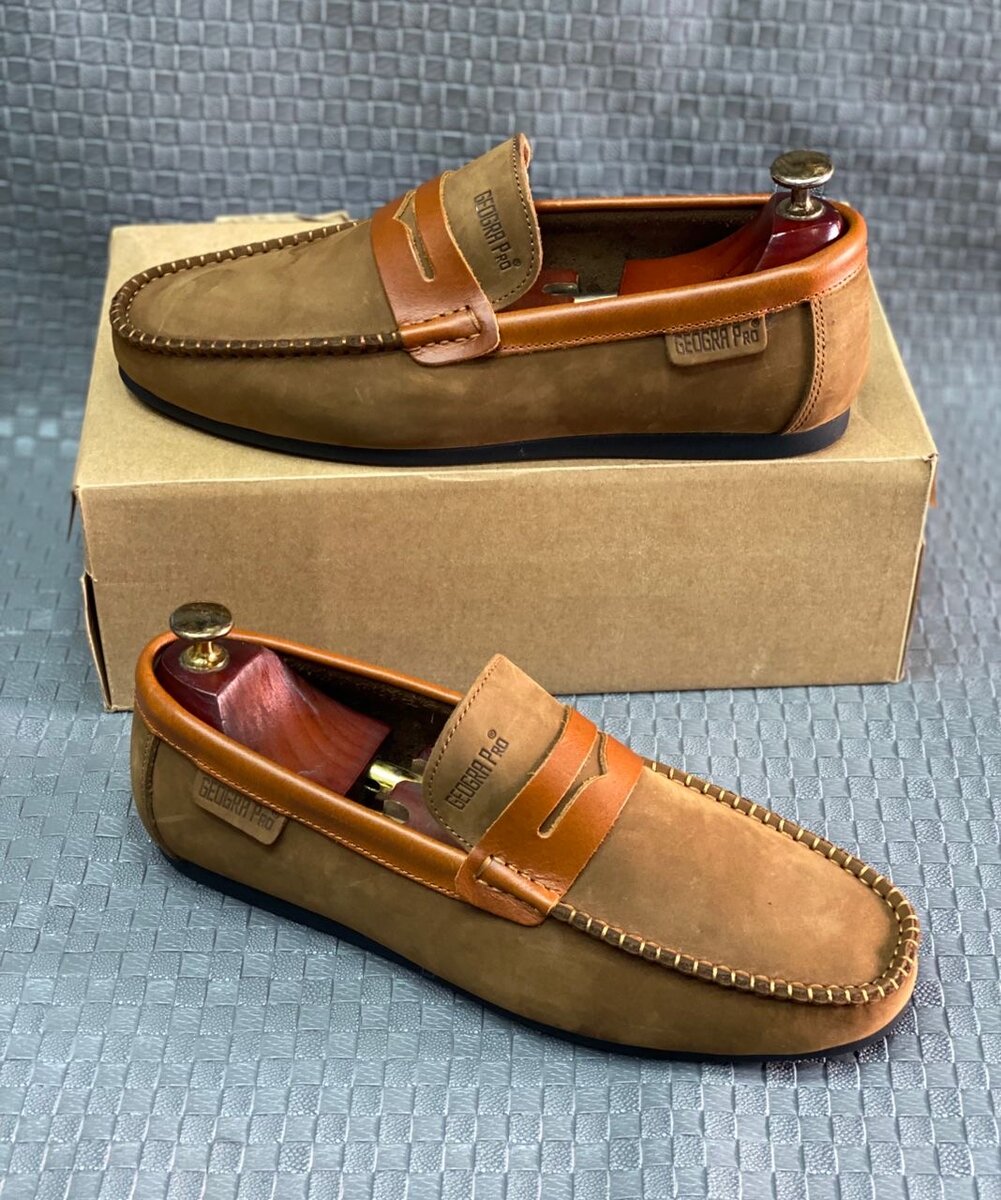 Mocassins en cuir élégants