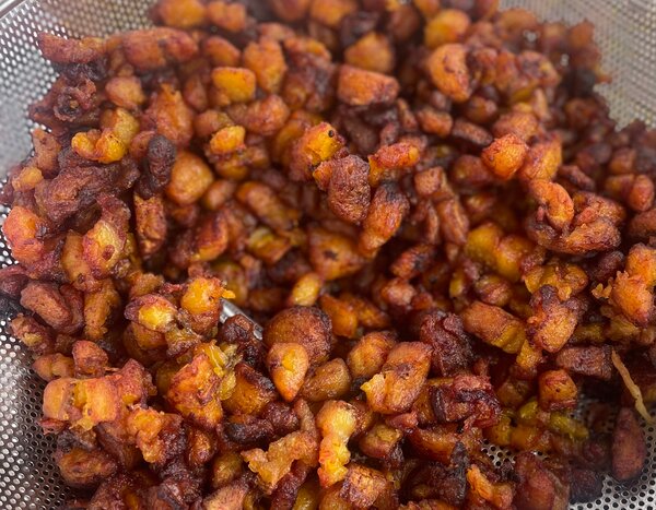 Chips à la banane plantain croustillante