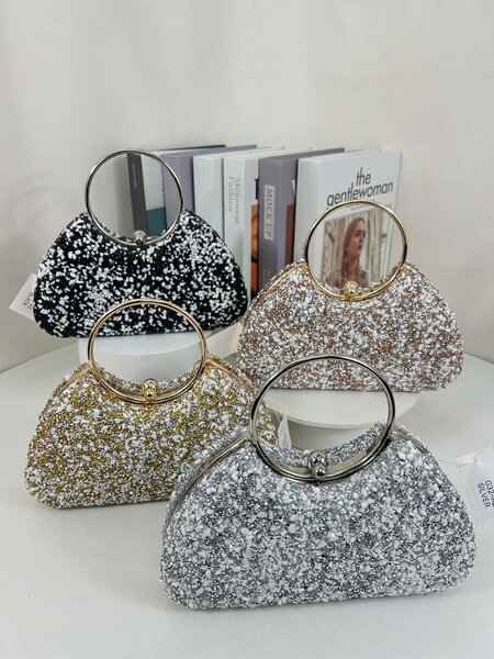 Pochette soirée pailletée