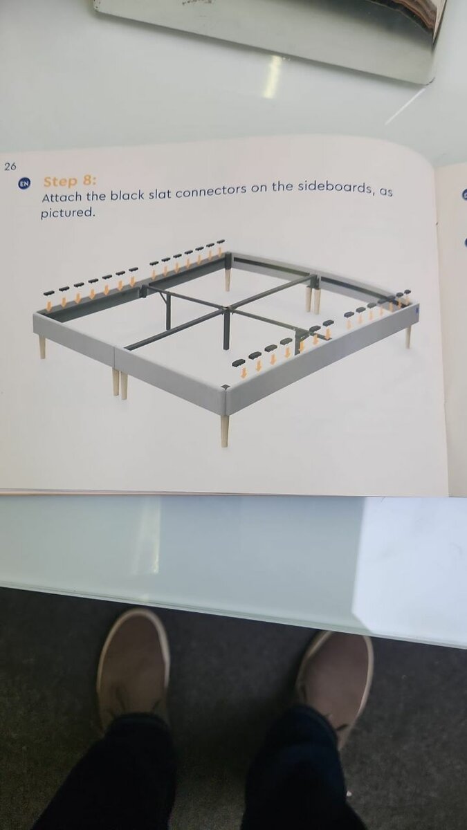 Cadre de lit Emma robuste