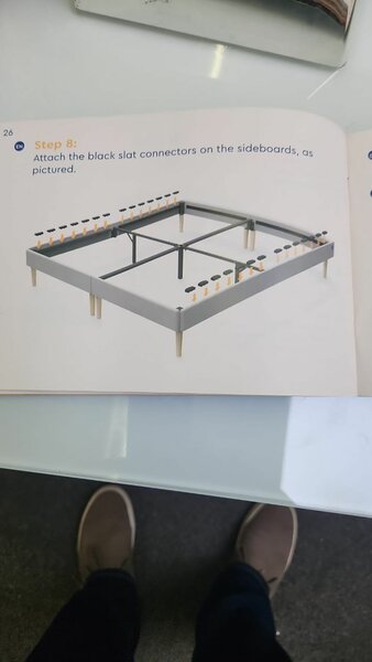 Cadre de lit Emma robuste