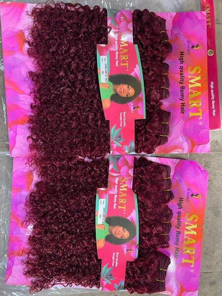 Extensions bouclés rouges Remy