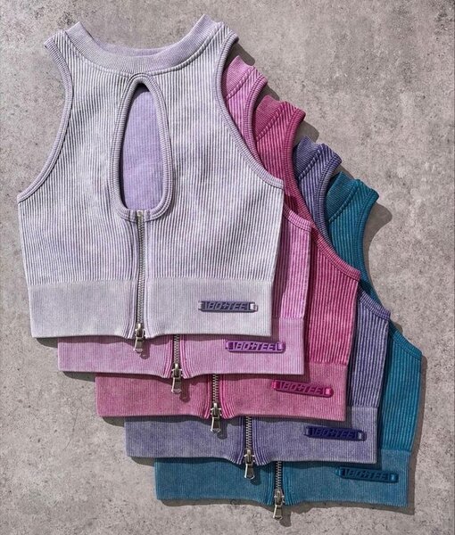 Crop tops pour femmes en maille