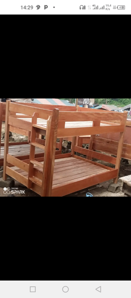 Lit superposé en bois