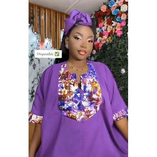 Boubou pour femme avec motif