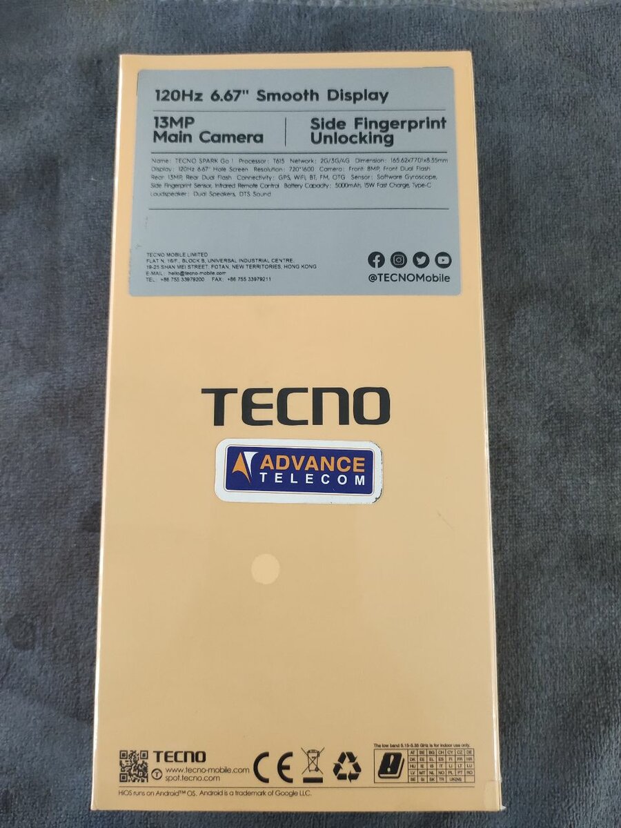 Tecno Spark Go1