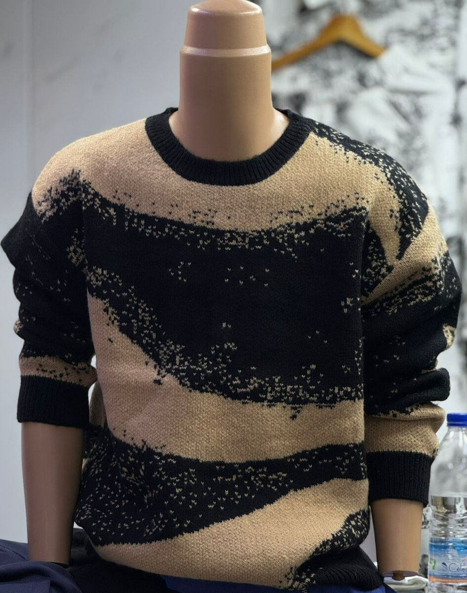 Pulls en laine bi-colores