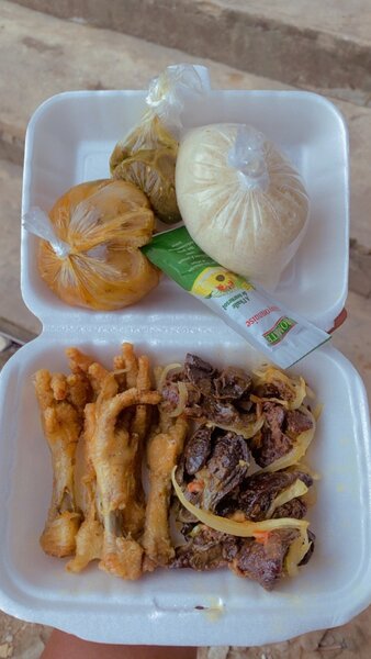 Mélange foie et patte