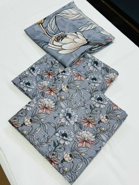 Printed lawn suit