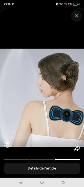 Mini masseur vibrant portatif