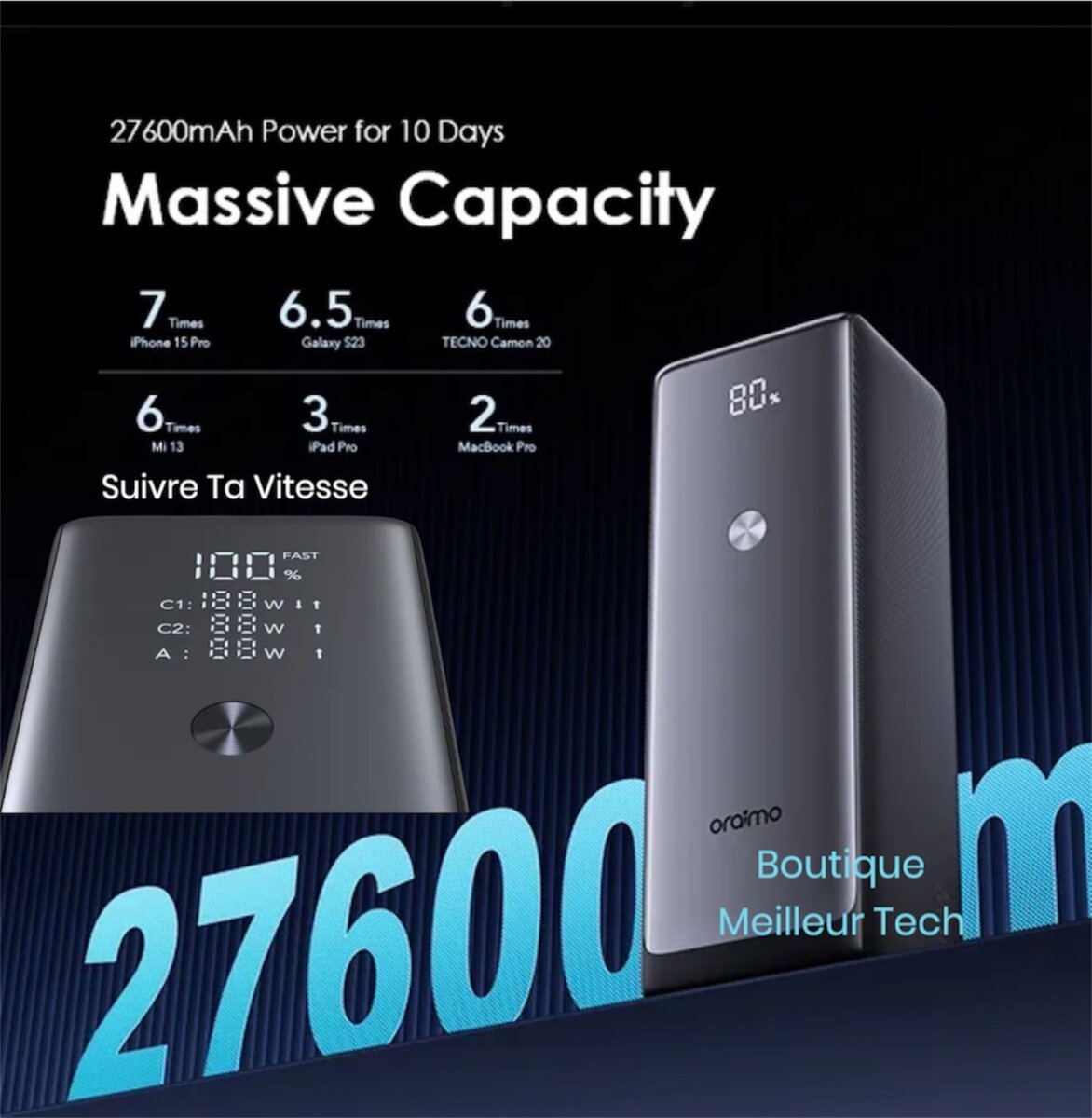 Oraimo Power jet 27000mAh