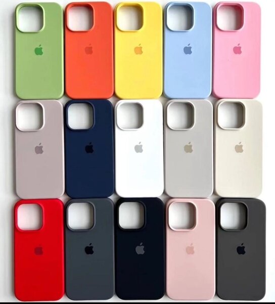 Coques iPhone en silicone colorées