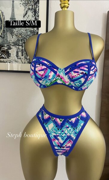 Bikini coloré taille S/M