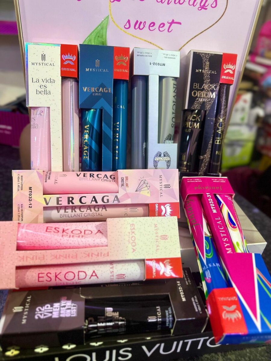 Assorted perfume and body lotion