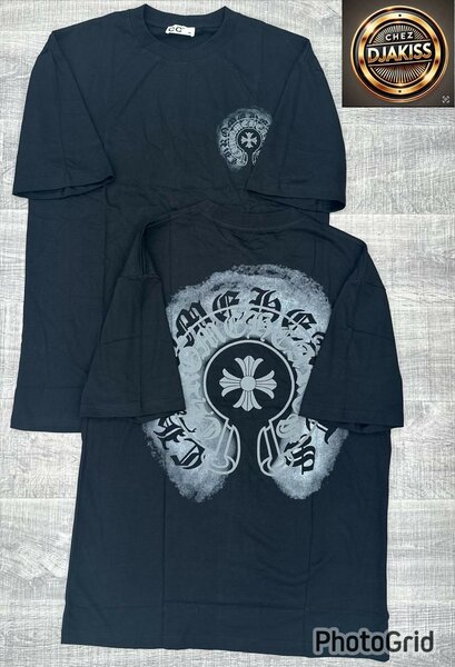 T-shirt noir motif urbain