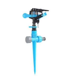 Adjustable Rotating water sprinkler farm sprinklers With plastic spike Rocker sprinkler Rainbird Used for watering & irrigation lawn 1set