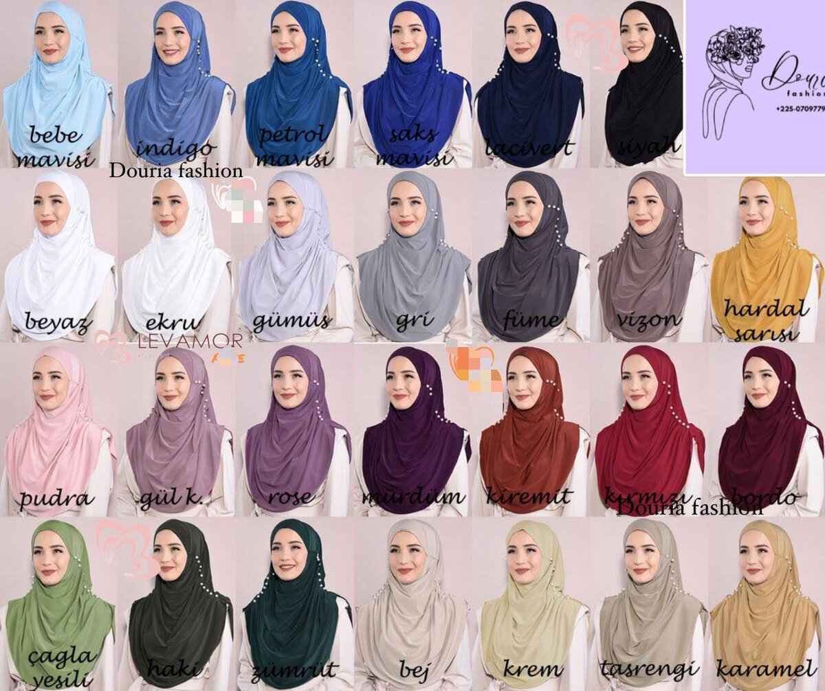 Hijab à perle