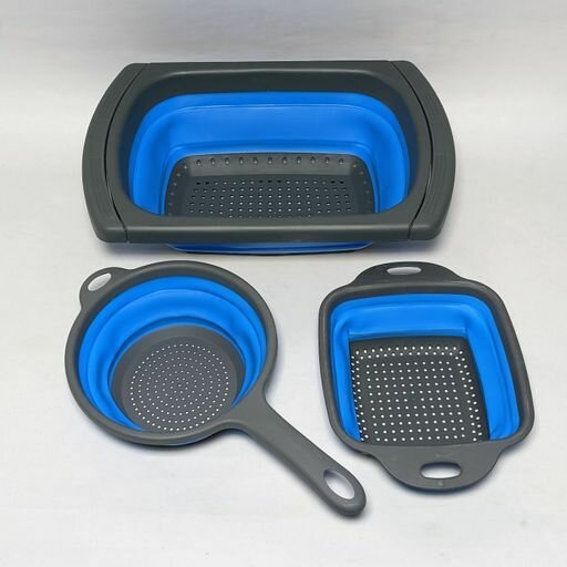 3 piece of silicone colander