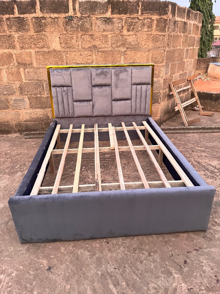 Accent double bed frame