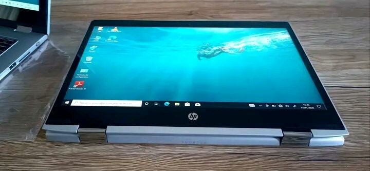 HP Pavilion x360 tactile