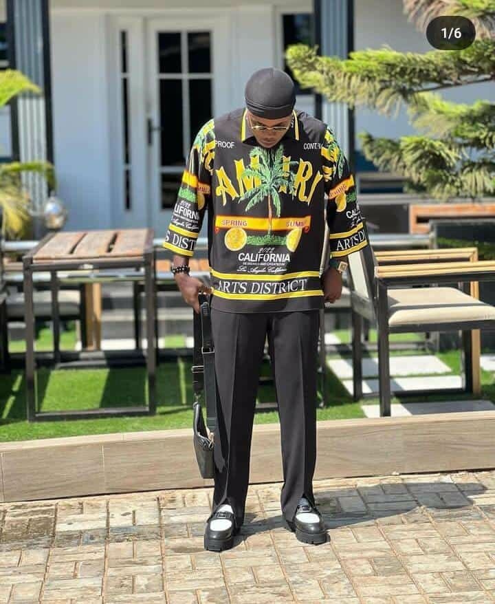 short-sleeved shirt and trouse